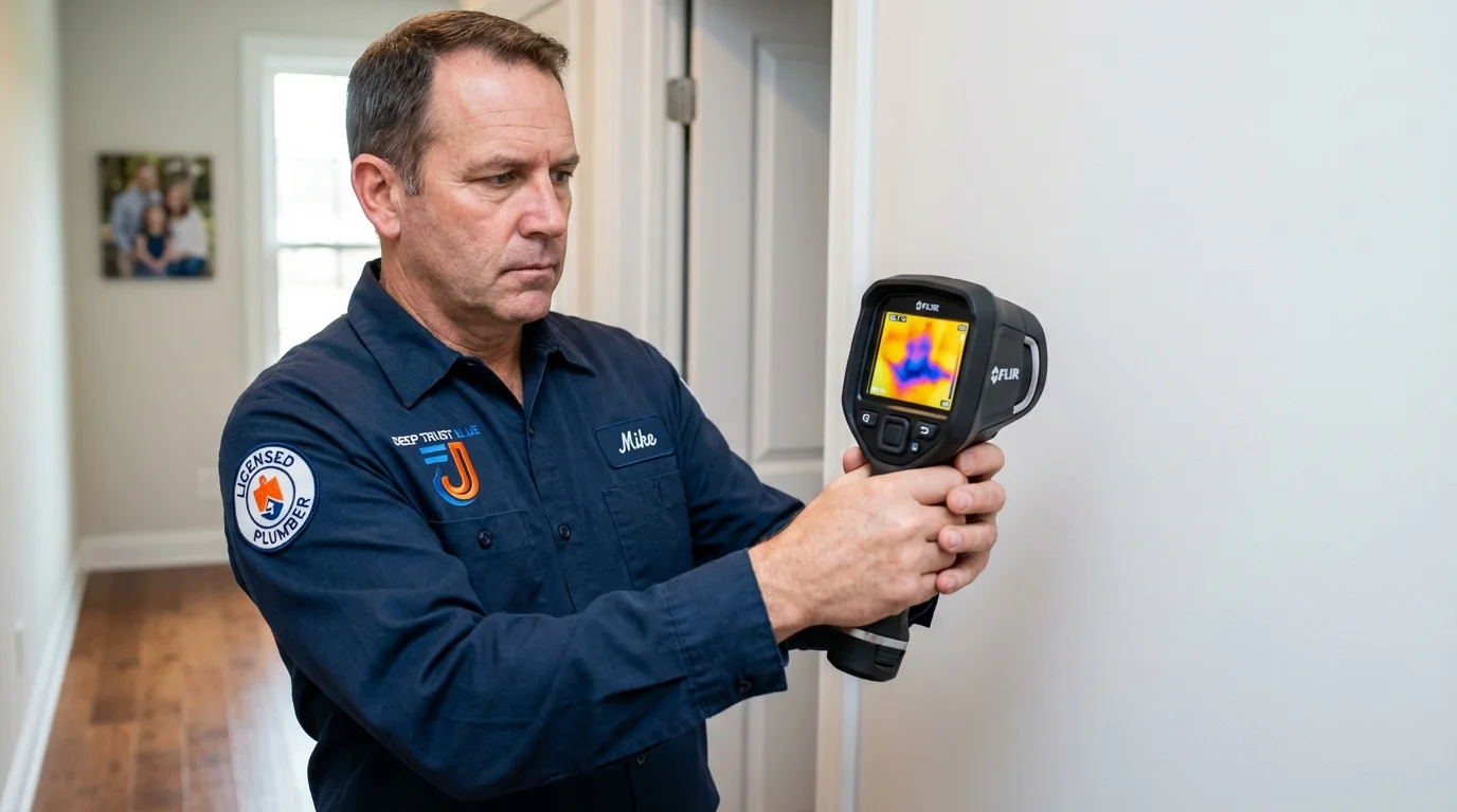 Thermal imaging leak detection by Johns Plumbing LLC in Maunabo
